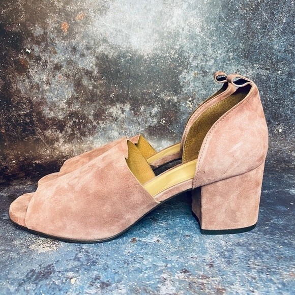 H London Women's Suede Heel - Pink - Picture 3 of 8